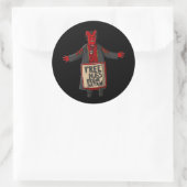 Sticker Rond Salem Satan (Sac)