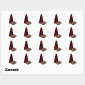 Sticker Rond Saler (Feuille)