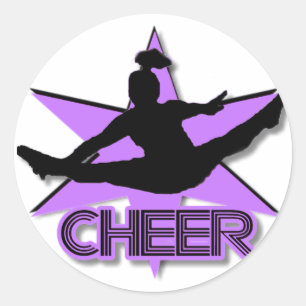 Sticker Rond Saler en violet