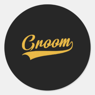 Sticker Rond Salle - Bachelor Party - Mariage