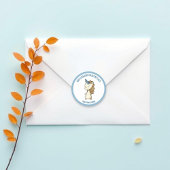 Sticker Rond Salle de classe pour garçons de la Saint-Valentin 