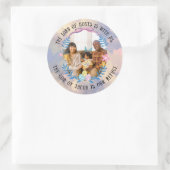 STICKER ROND SALMS 46:7 (Sac)