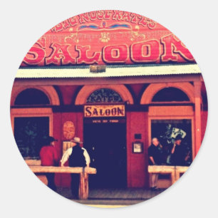 Sticker Rond Salon Big Nose Kate Tombstone Arizona