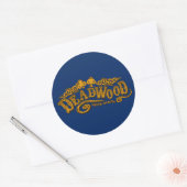 Sticker Rond Salon Deadwood (Enveloppe)