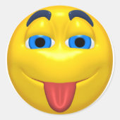 Sticker Rond Salon extérieur Jaune (Devant)