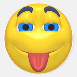 Sticker Rond Salon extérieur Jaune