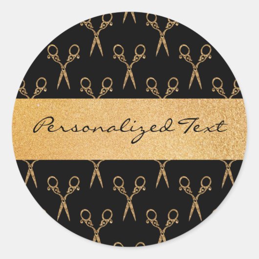 Sticker Rond Salon Shears (Devant)