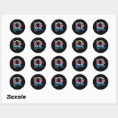 Sticker Rond Salsa Dancing Salsa (Feuille)
