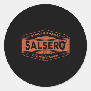 Sticker Rond Salsero - Salsa Dancing I Salsa Dance Vêtements