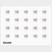 Sticker Rond Salty vibes (Feuille)