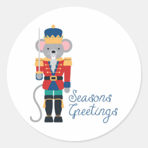 Sticker Rond Salut Nutcracker