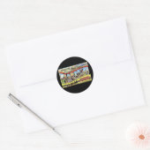 Sticker Rond Salutations de Flagstaff Arizona (Enveloppe)