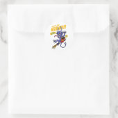 Sticker Rond Salutations de Krampus (Sac)