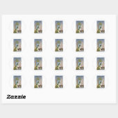 Sticker Rond Salutations De New York (Feuille)