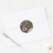 Sticker Rond Salutations de Pâques 1908 (Enveloppe)