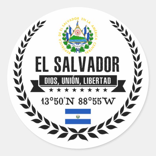 Sticker Rond Salvador (Devant)