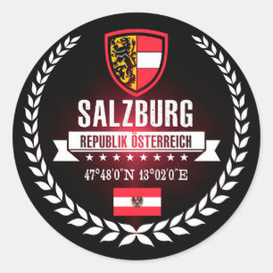 Sticker Rond Salzbourg