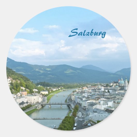 Sticker Rond Salzbourg (Devant)
