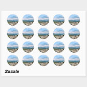 Sticker Rond Salzbourg (Feuille)