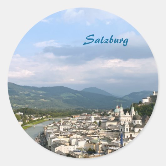 Sticker Rond Salzbourg (Devant)