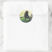Sticker Rond Samburu Baboon (Sac)