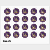 Sticker Rond Samhain 2 (Feuille)