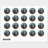 Sticker Rond SamhainBéni (Feuille)