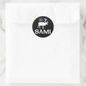 Sticker Rond Sami, le peuple de Huit Saisons (Sac)