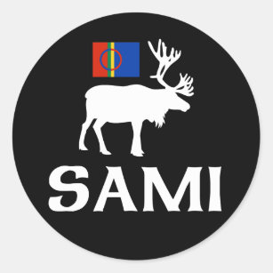 Sticker Rond Sami, les personnes de huit saisons