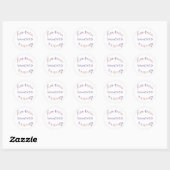 Sticker Rond Samoyed Furever Friend (Feuille)