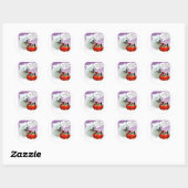 Sticker Rond Samoyed Halloween Candy (Feuille)