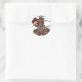 Sticker Rond Samurai (Sac)