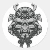 Sticker Rond Samurai (Devant)
