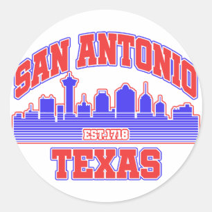 Sticker Rond San Antonio, Texas