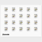 Sticker Rond San Clemente _2 (Feuille)