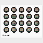 Sticker Rond San Diego _1  (Feuille)