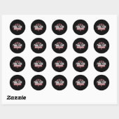 Sticker Rond San Diego State Aztecs Final Four 2023 Basketball (Feuille)