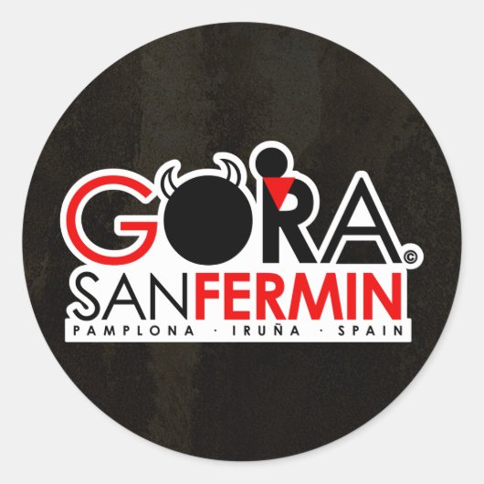 STICKER ROND SAN FERMIN SPECIAL EDITION (Devant)