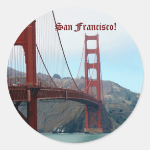 Sticker Rond San Francisco