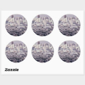 Sticker Rond San Francisco (Feuille)