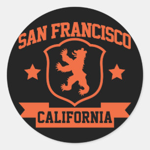 Sticker Rond San Francisco Heraldry