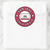 Sticker Rond San Jose Californie (Sac)