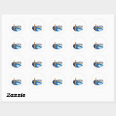 Sticker Rond San Juan Del Sur (Feuille)