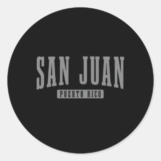 Sticker Rond San Juan Porto Rico Pride Porto Rico Boricua