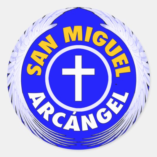 Sticker Rond San Miguel Arcangel (Devant)