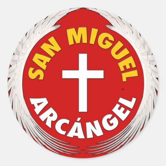 Sticker Rond San Miguel Arcangel (Devant)