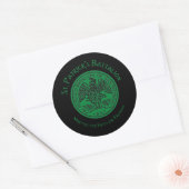 Sticker Rond San Patricios Saint Patrick Battalion (Enveloppe)