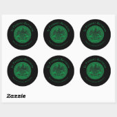 Sticker Rond San Patricios Saint Patrick Battalion (Feuille)