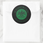 Sticker Rond San Patricios Saint Patrick Battalion (Sac)
