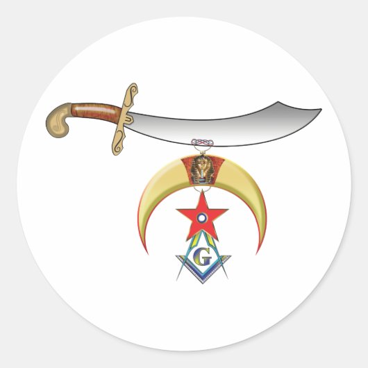 Sticker Rond Sanctuaire Mason (Devant)